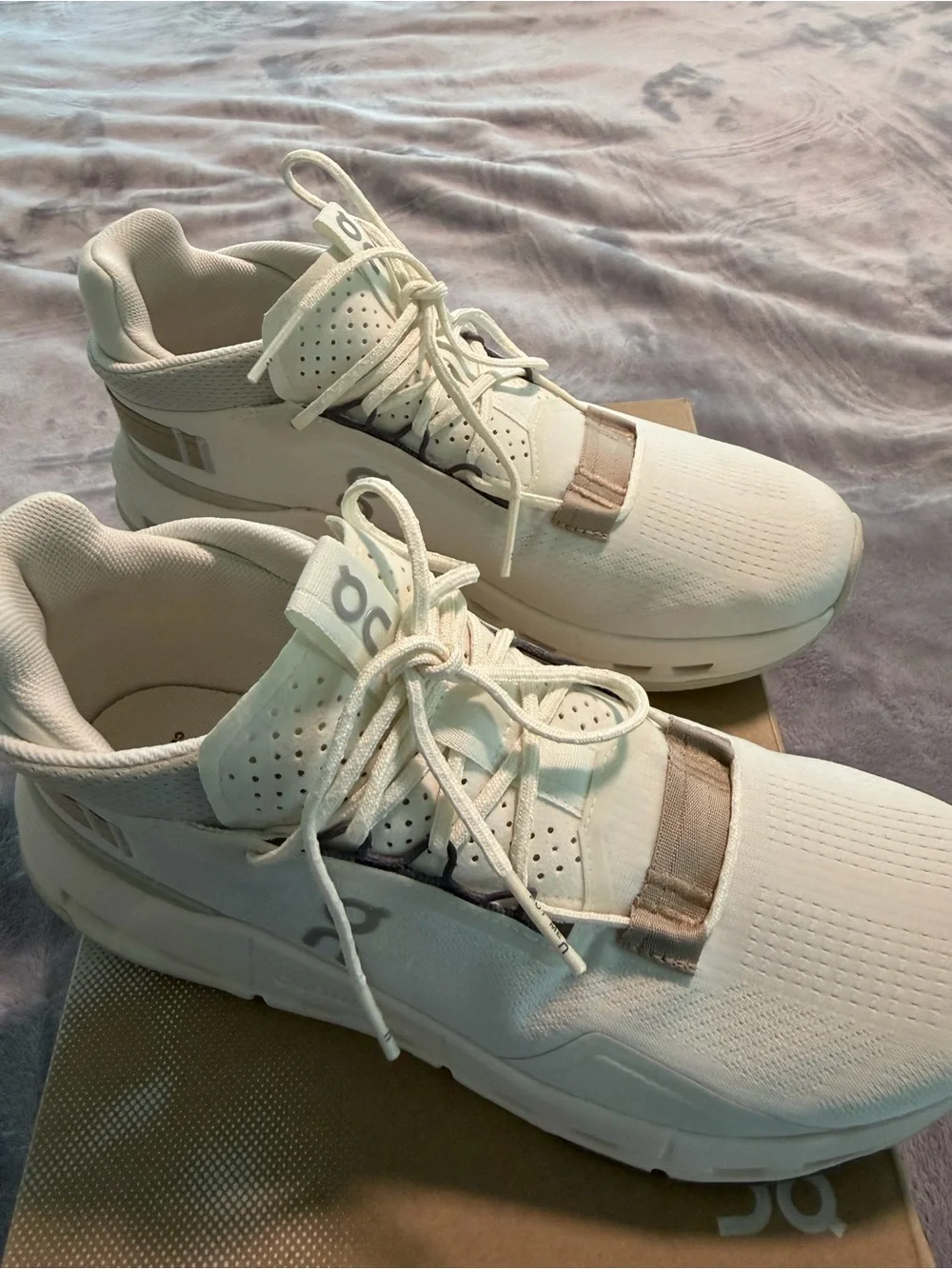 On Running Cloudnova Women’s Athletic Shoes in Off-White/Cream